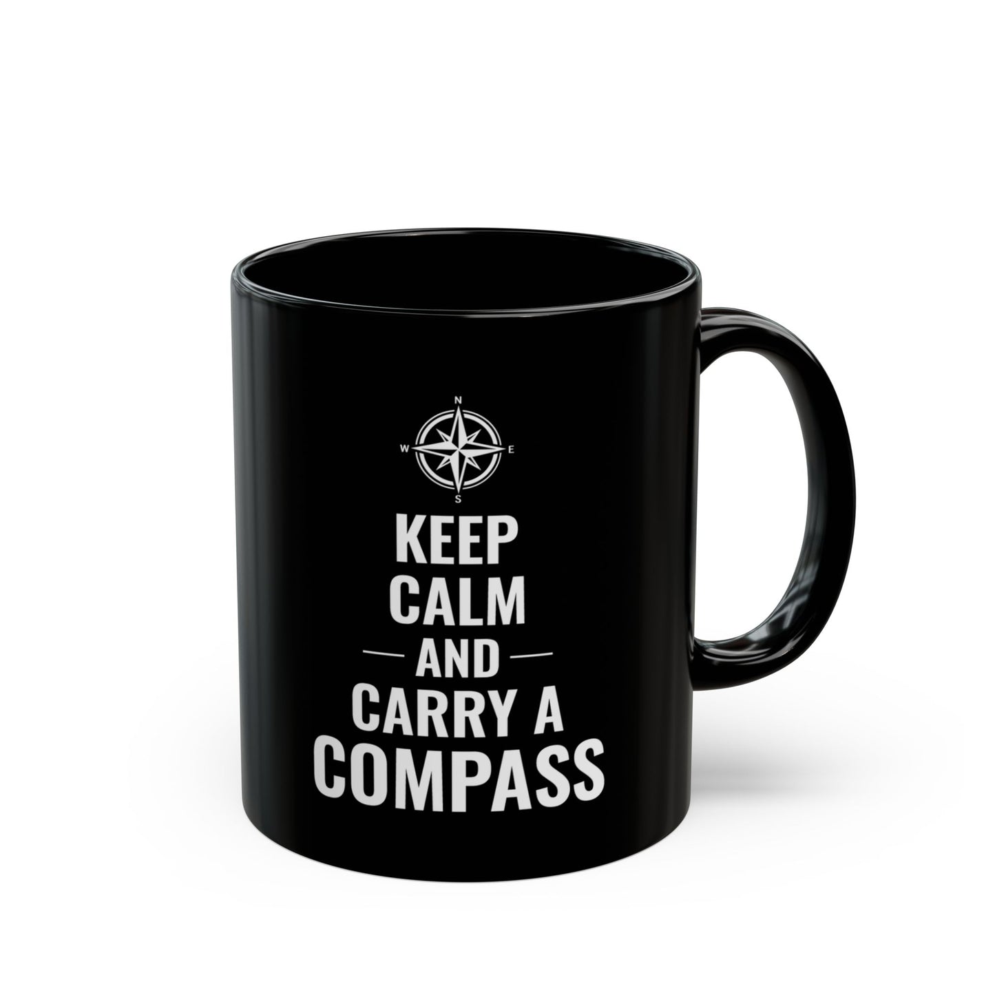 Compass Cool Mug - Geographer's Mantra Coffee Cup for Navigators & Explorers