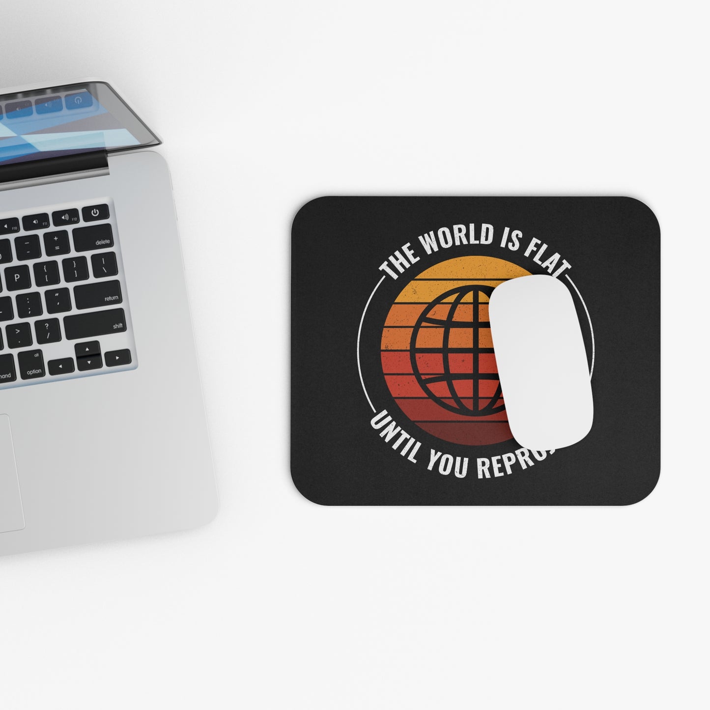 Funny Geospatial Office Mouse Pad - Mapping Non-Slip Rubber Base for Cartographers & Geographers