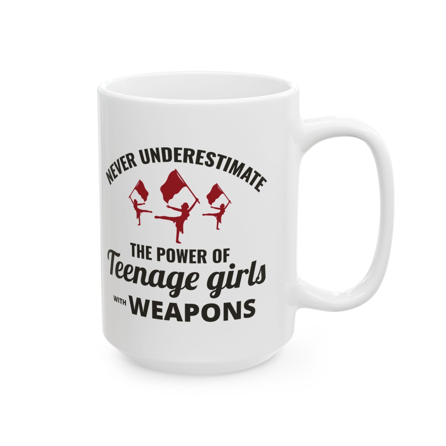 Color Guard Mug - Teenage Girls Power Design for Enthusiasts