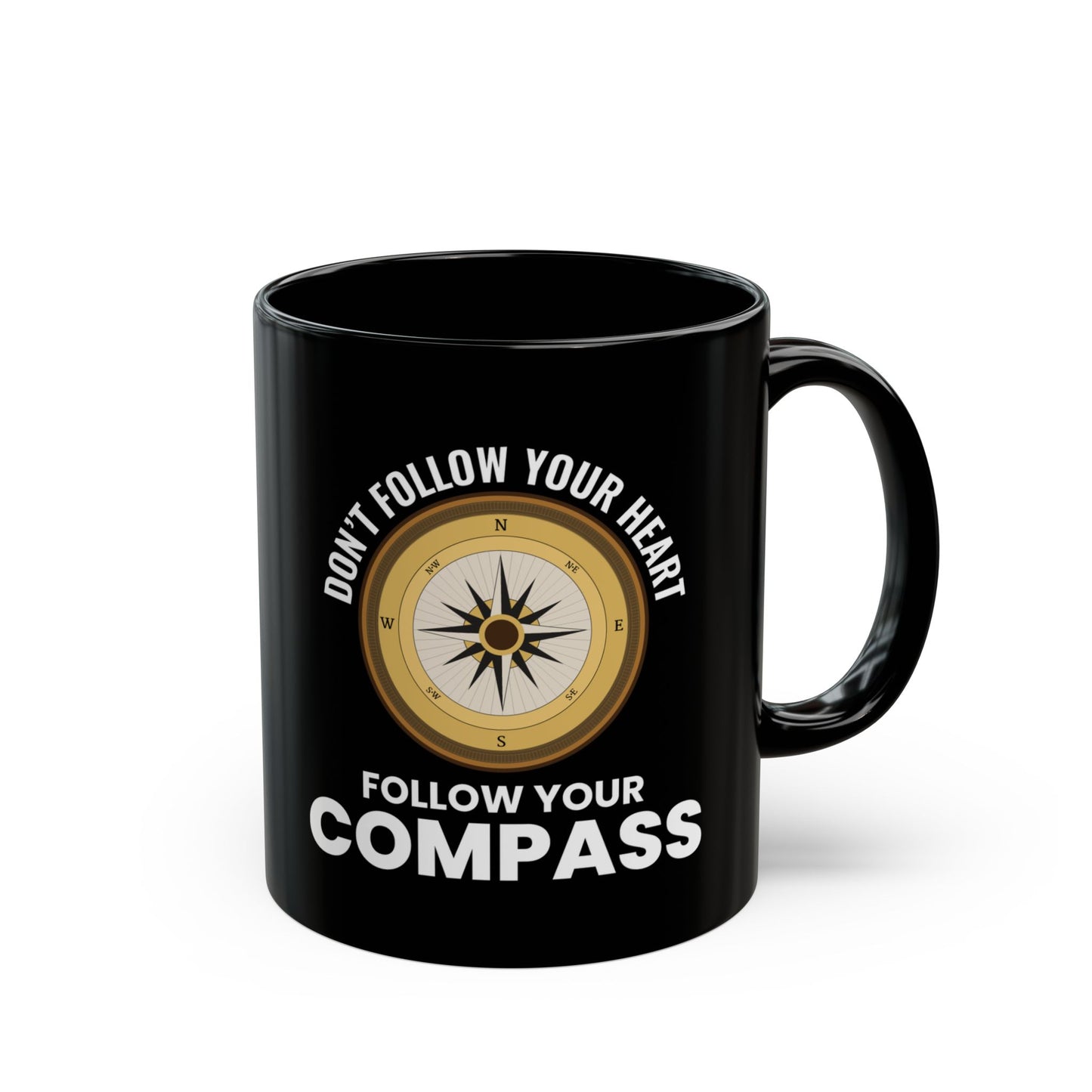 Navigational Wisdom Mug - GIS Compass Coffee Cup for Cartographers & Explorers