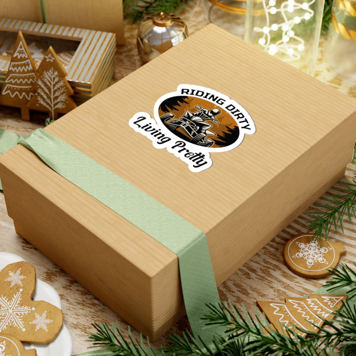 ATV Sticker Vinyl Quad Bike Motocross Racing Trail Riding Outdoor Adventurers Forest Explorers