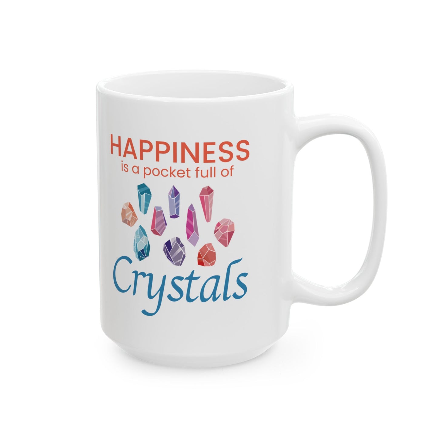 Rock Collector Mug Happiness Crystal Collection Mineralogy Enthusiast Gift