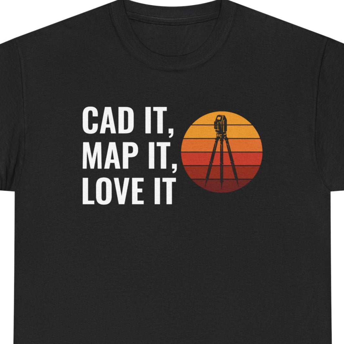 CAD-to-GIS Pro T-Shirt - Digital Mapping Love Tee for Engineers & Surveyors