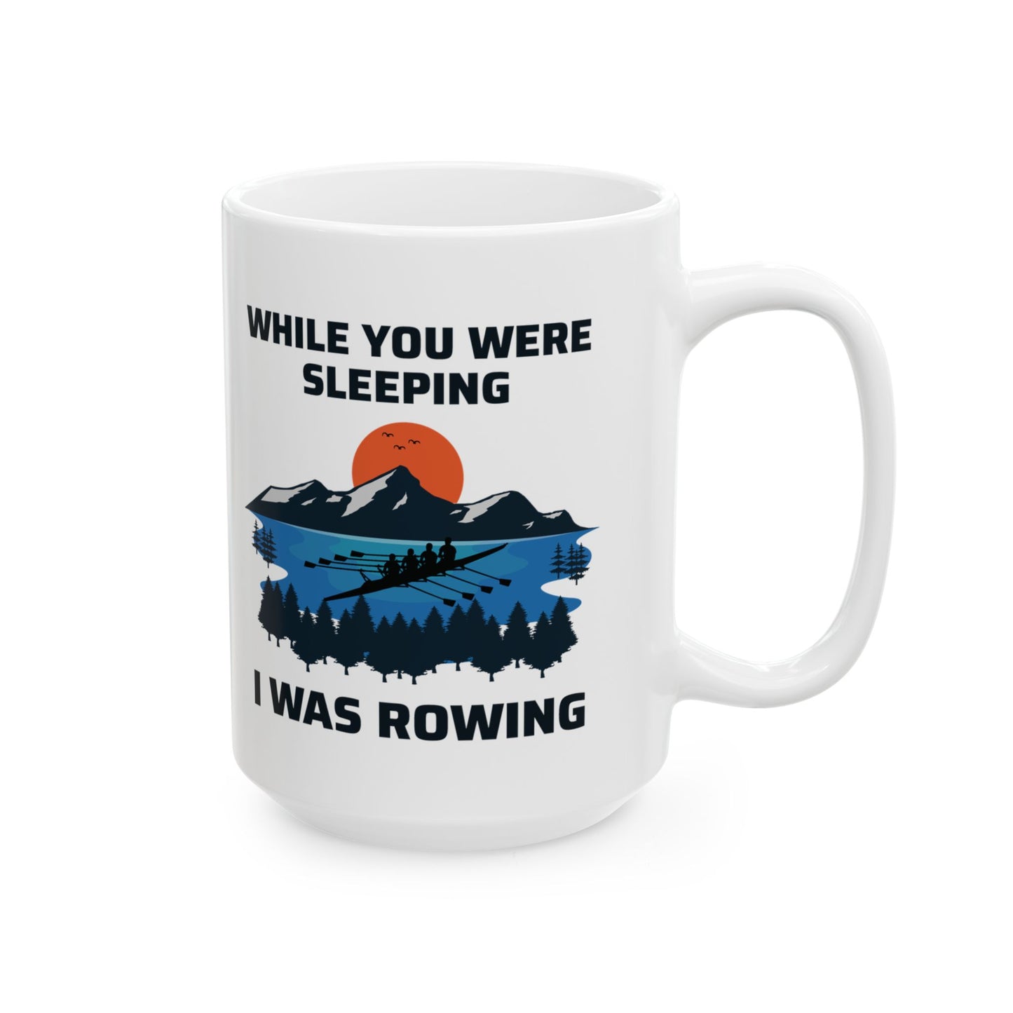 Rowing Mug - Early Morning Crew - Rower Gift