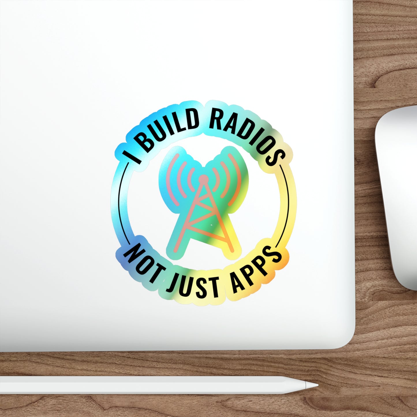 Ham Radio Morse Code Sticker - DXing Holographic Decal