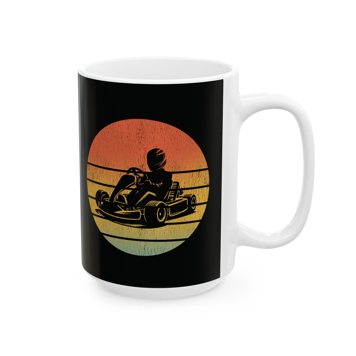 Go Kart Racing Mug - For Racing Enthusiasts & Karting Fans