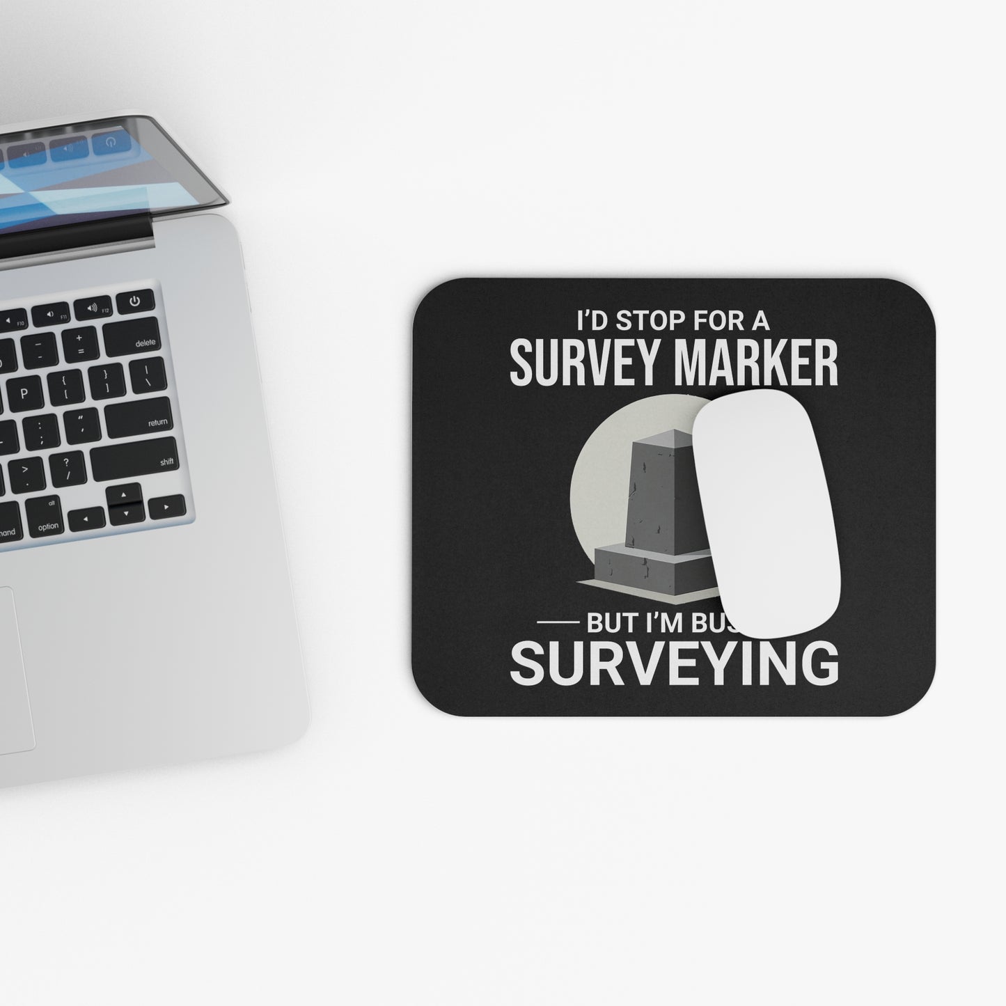 Surveying Professional Mouse Pad - Civil Engineering Non-Slip Rubber Base for Land Surveyors