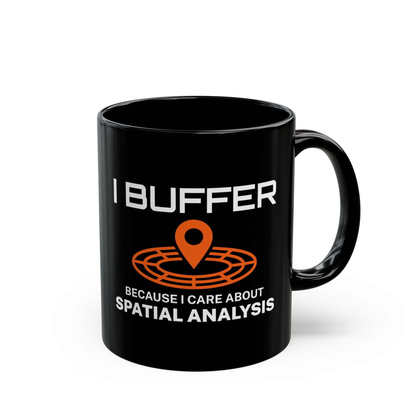 Buffer Zone Mug - Spatial Analysis Coffee Cup for GIS Analysts & Cartographers
