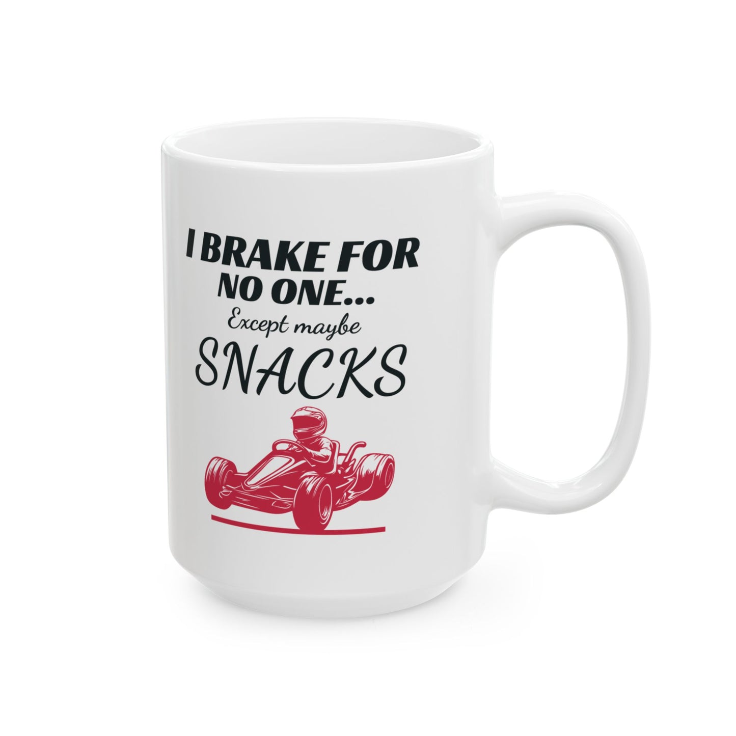 Go Kart Racing Mug for Speed Enthusiasts – Funny Karting Snack Lover