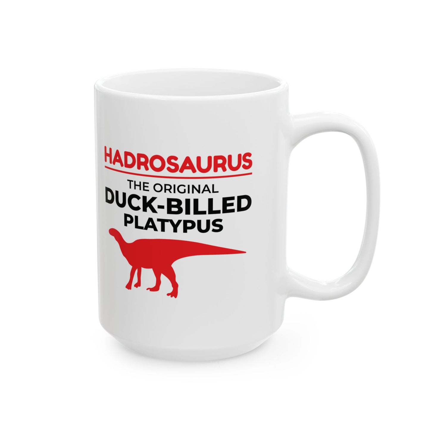 Dinosaur Fossil Mug - Hadrosaur, Duck-Billed - Fossil Hunter