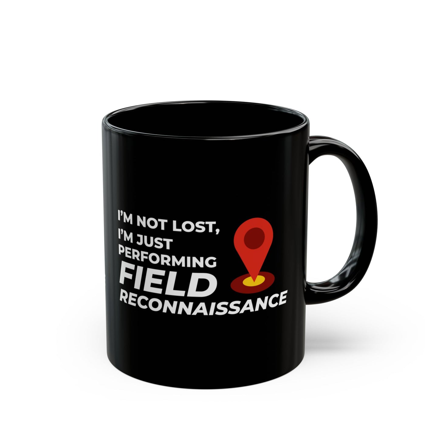Funny GIS Mug - Field Reconnaissance Coffee Cup for Surveyors & Adventurers
