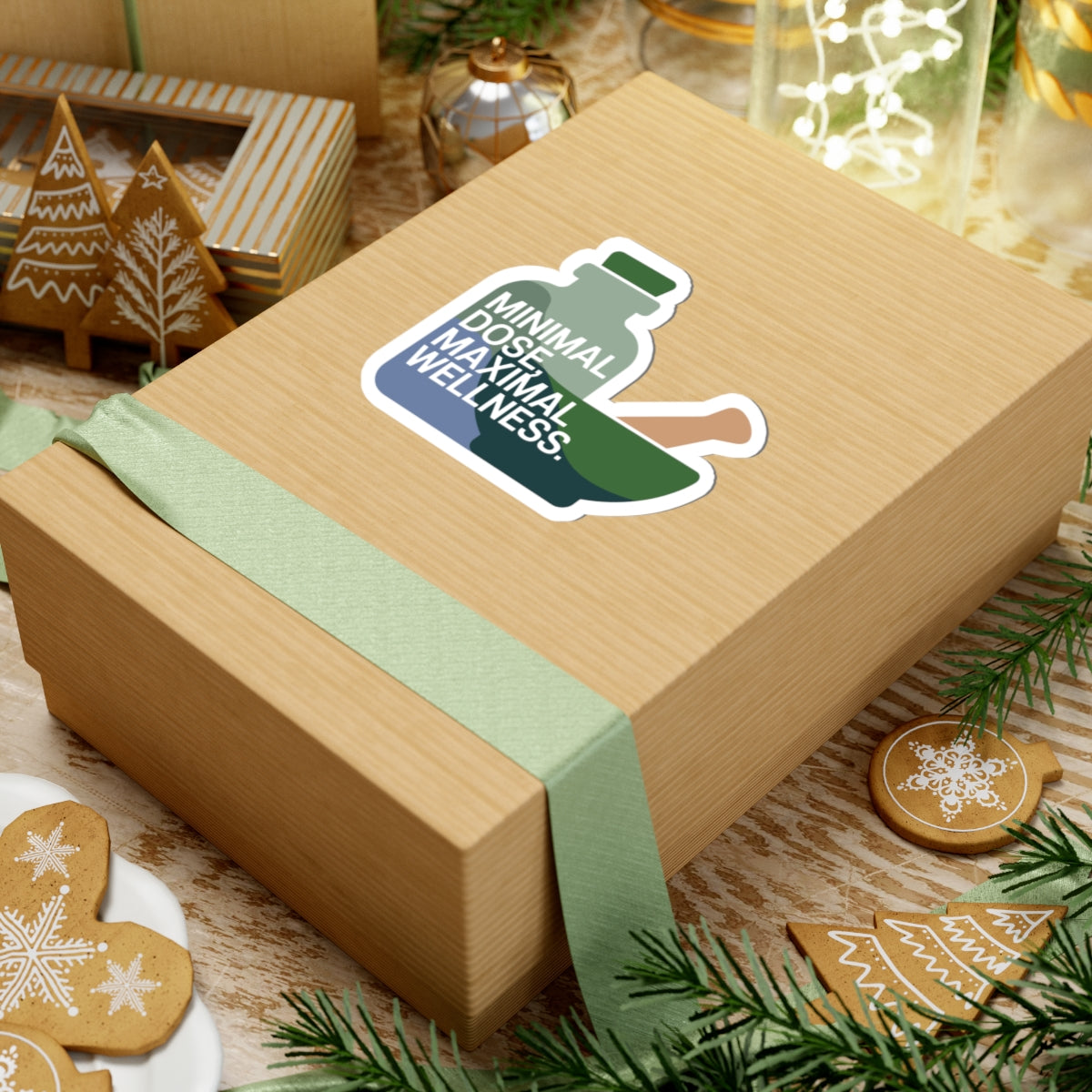 Homeopathy Power Sticker - Tiny Dose Big Results Vinyl Decal for Homeopaths, Natural Medicine Believers