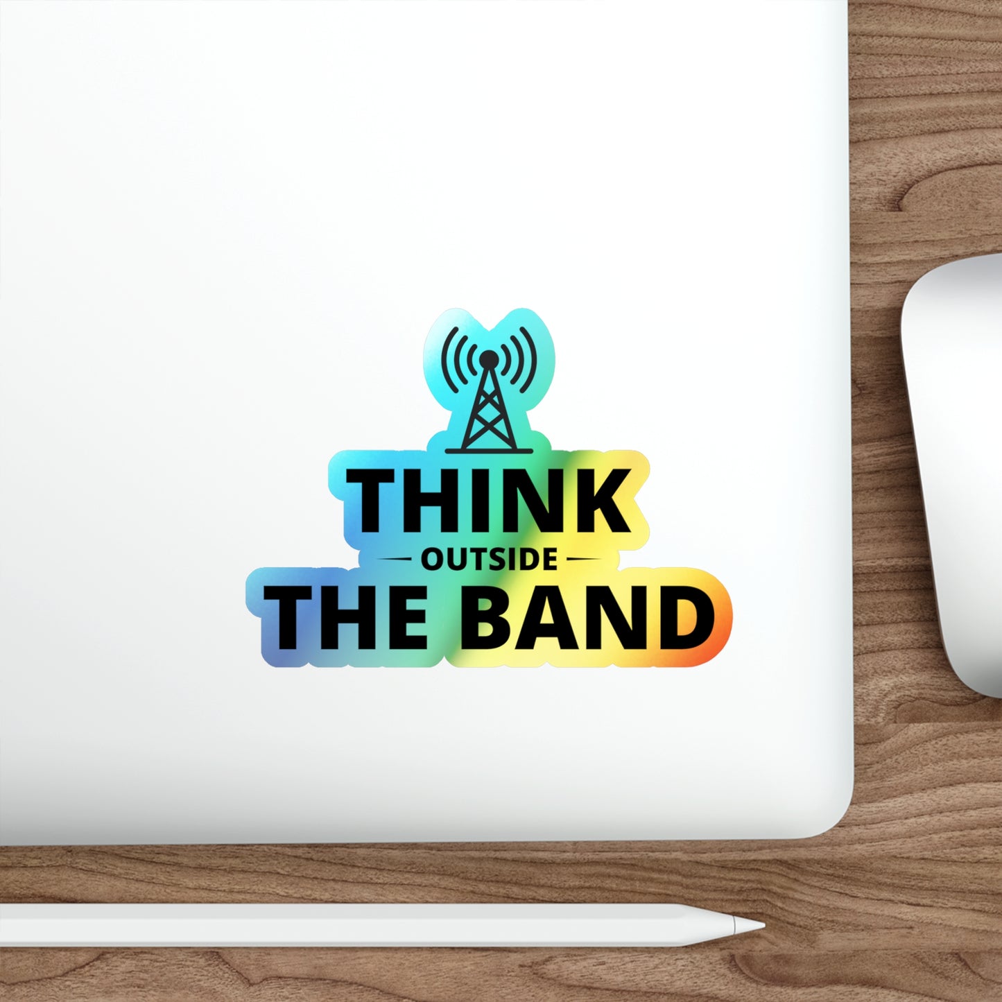 Amateur Ham Radio Operator Stickers Holographic Vinyl Decal - Creative Operators & Band Innovation