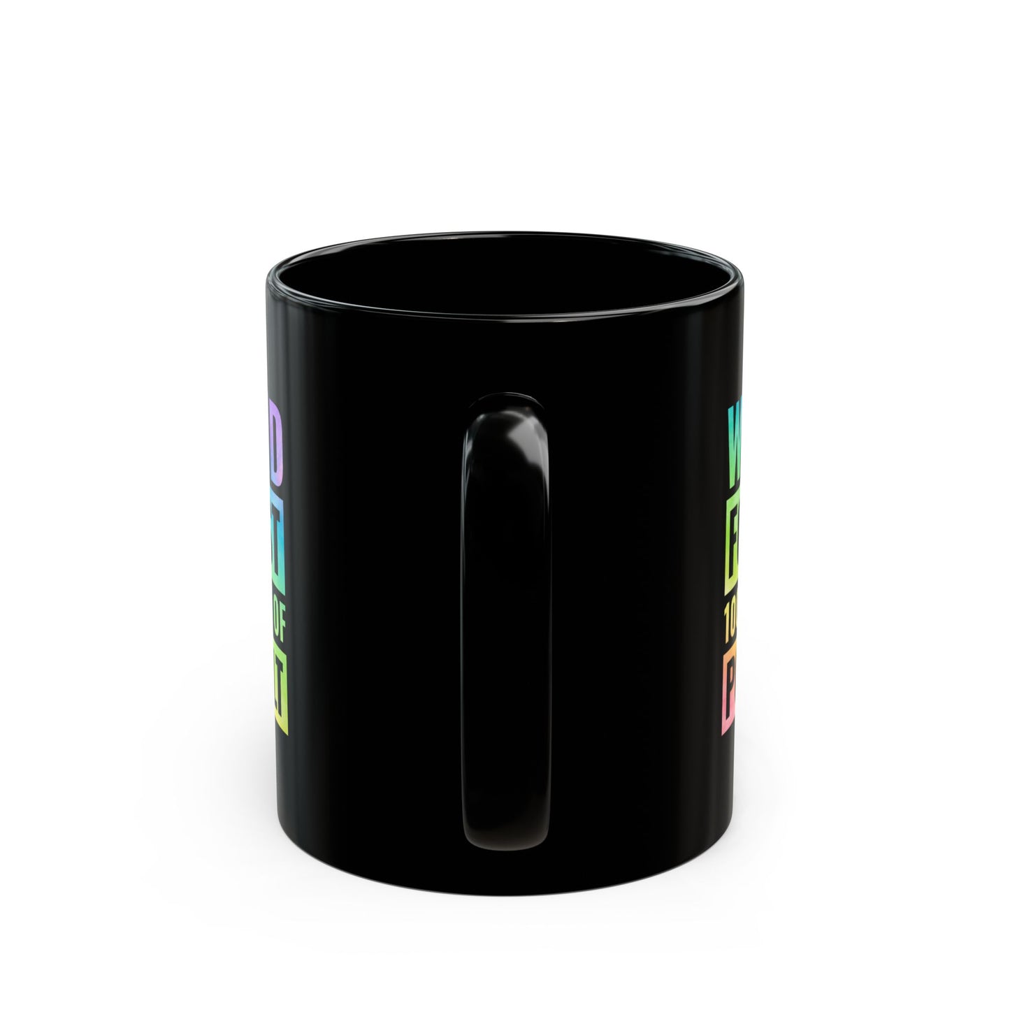 Copy of Pole Vault Mug Black – Rainbow Track and Field Gift for Pole Vaulter, Weekend Athlete Cup 11 oz