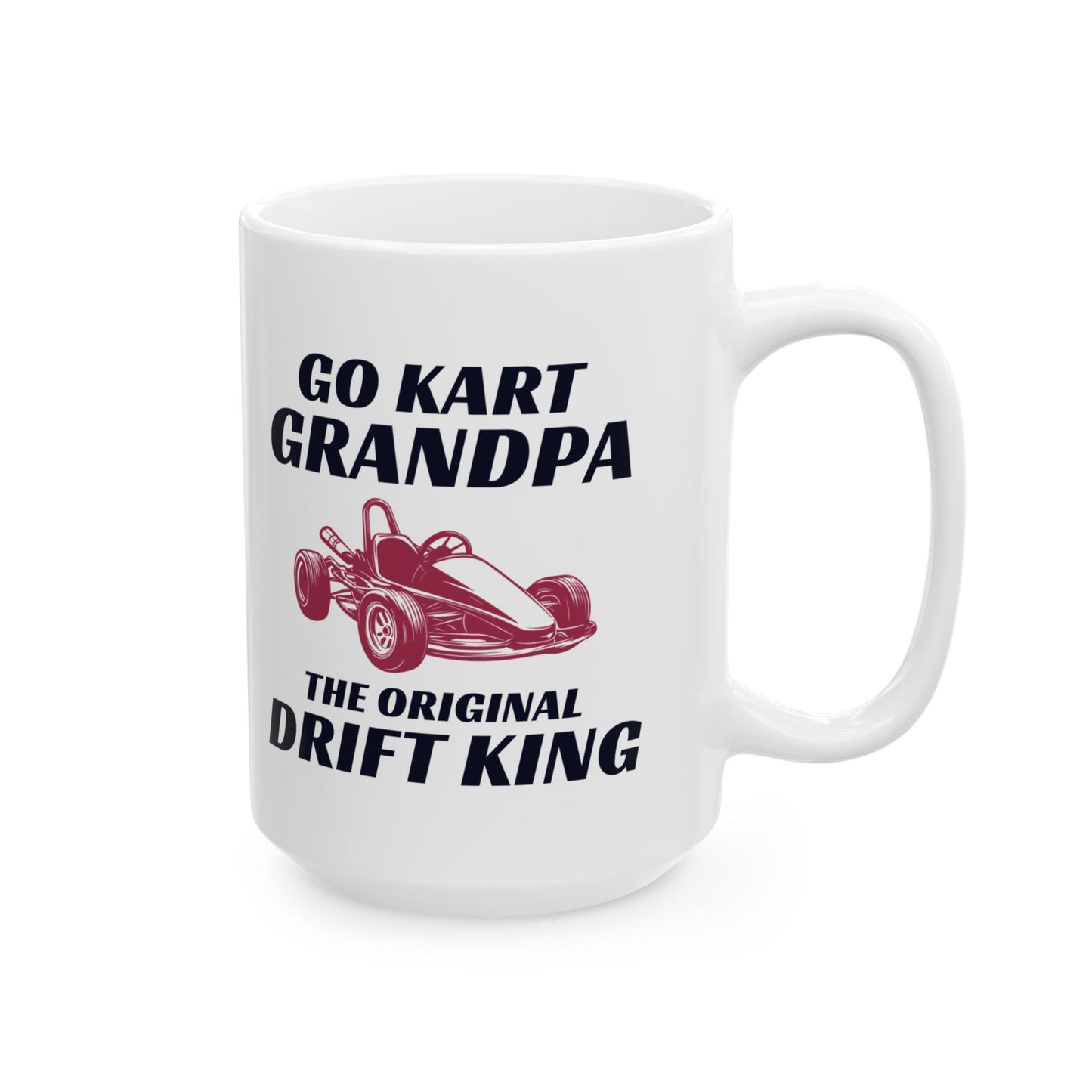 Go Kart Racing Mug - Drift King Design for Enthusiasts and Racers