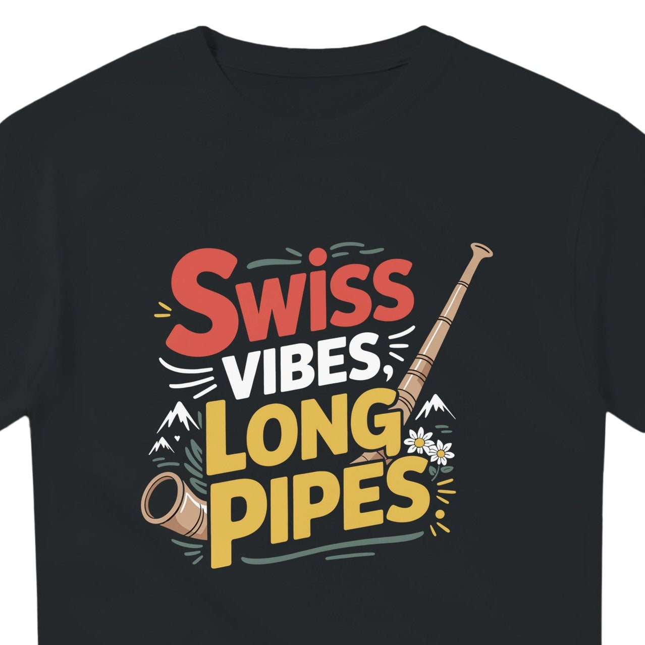 Alphorn swiss vibes t-shirt