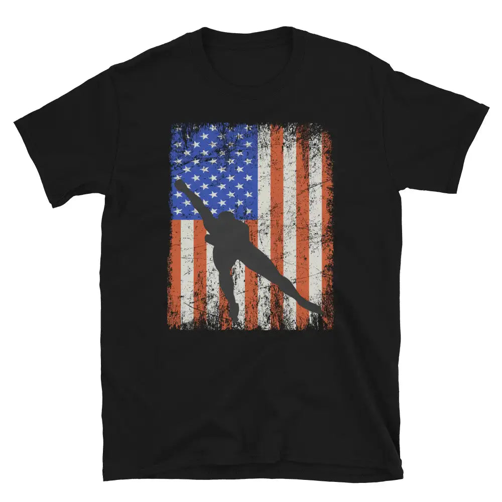 4th of July Ice Skating T-Shirt