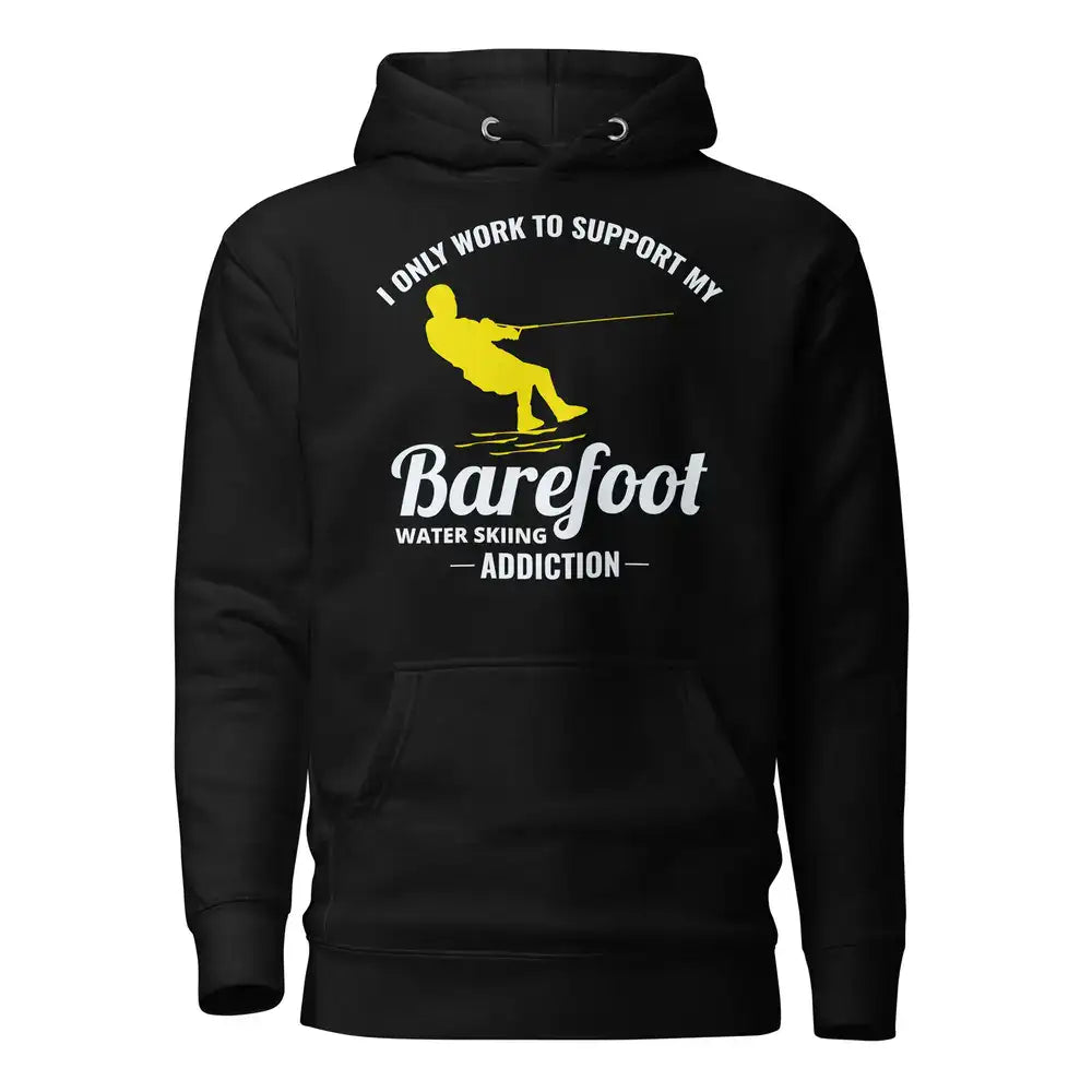 Foot Skiing Waterskiing Bare Feet Hoodie