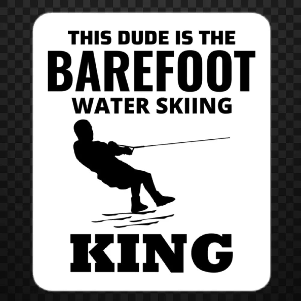 Foot Skiing Waterskiing Bare Feet Stickers