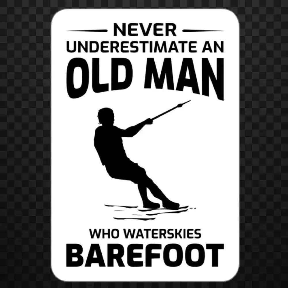 Foot Skiing Waterskiing Bare Feet Stickers