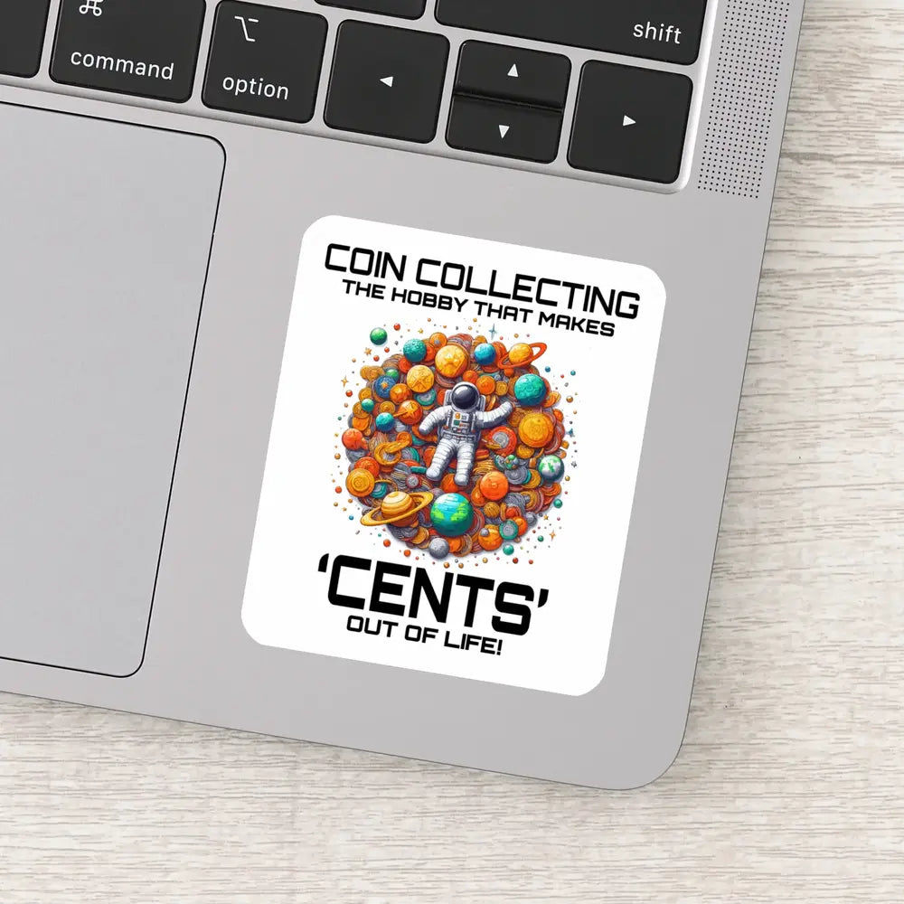 Coin Collecting Sticker