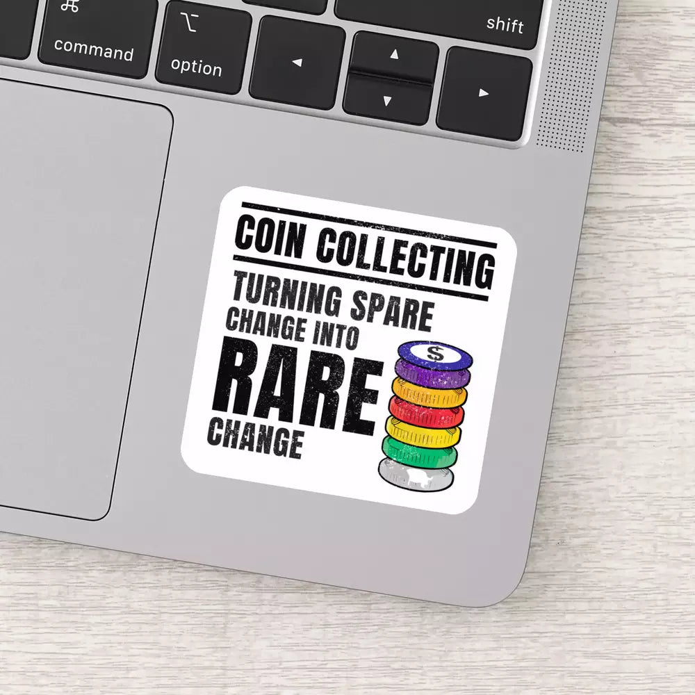 Coin Collecting Sticker