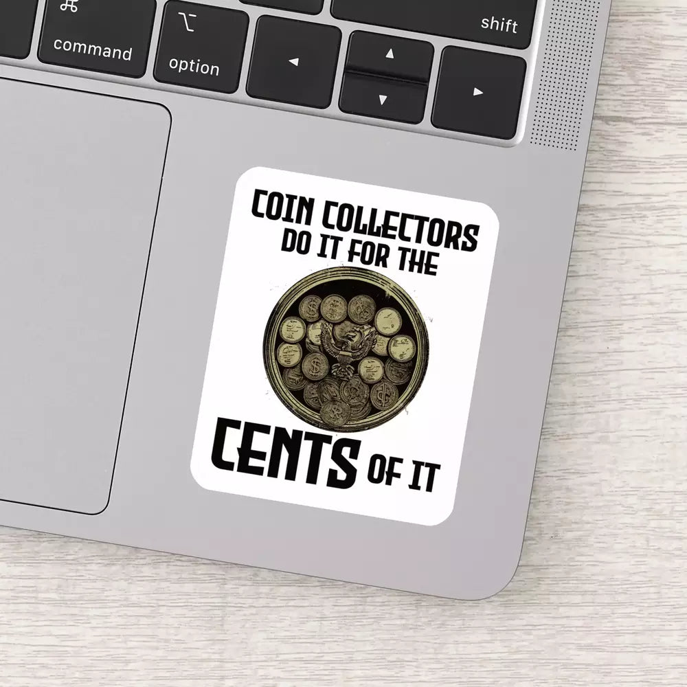 Coin Collecting Sticker