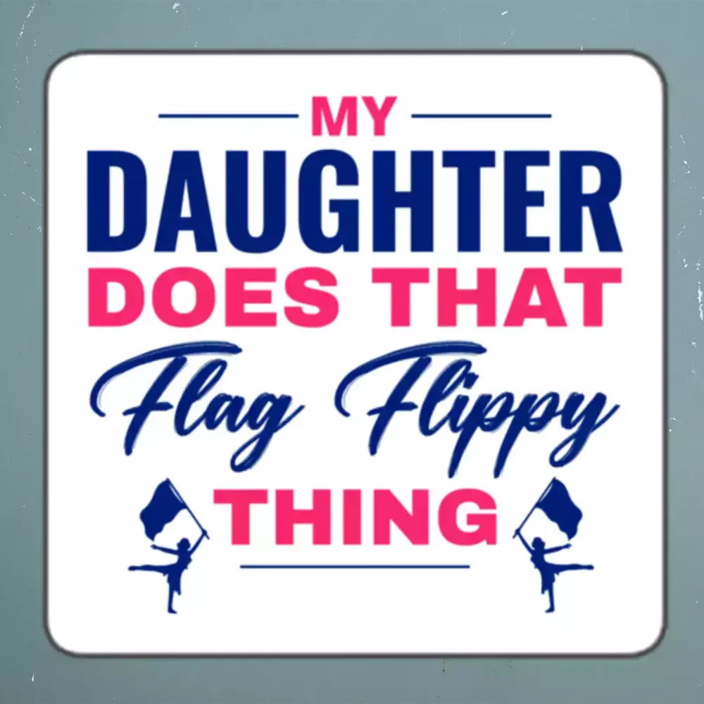 Color guard Flag Corps Sticker