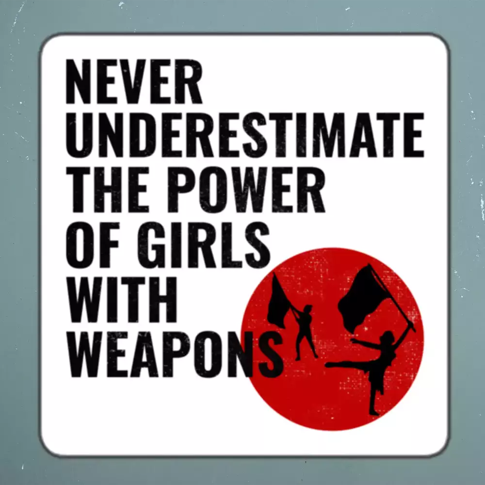 Color guard Flag Corps Sticker