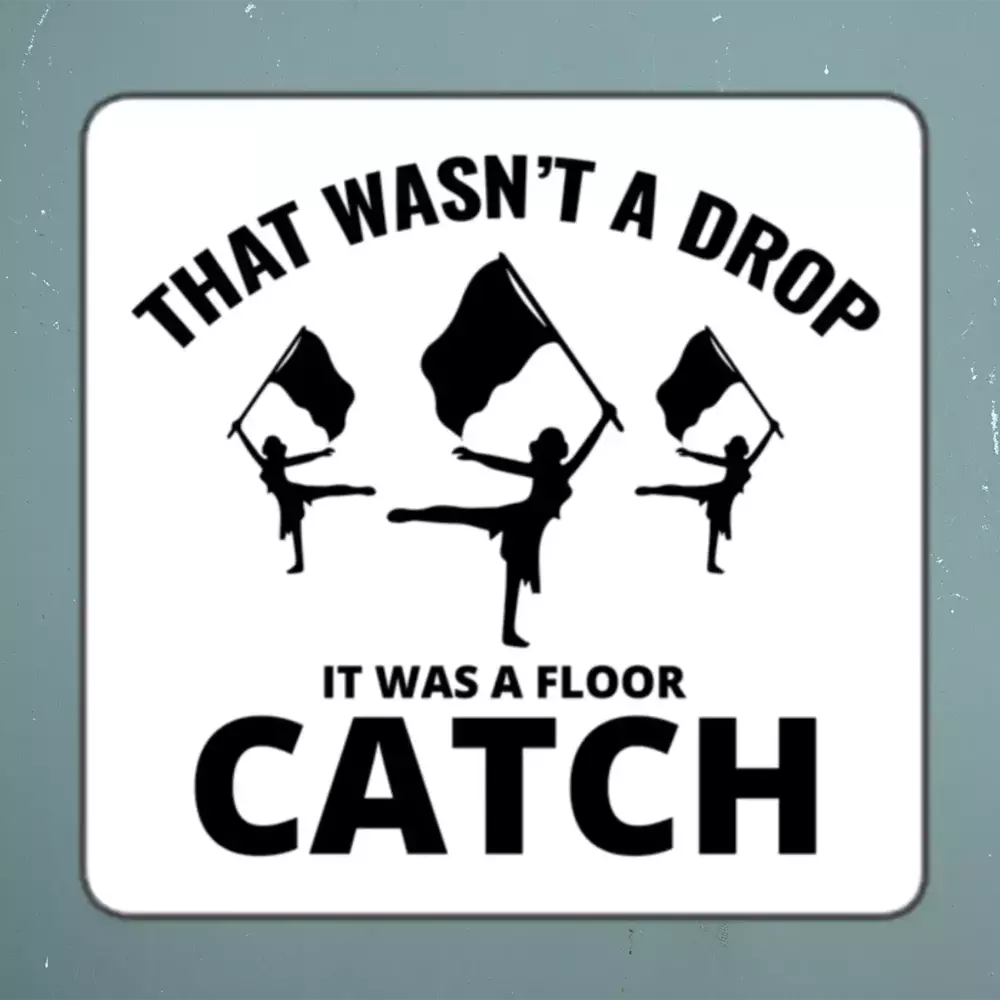 Color guard Flag Corps Sticker