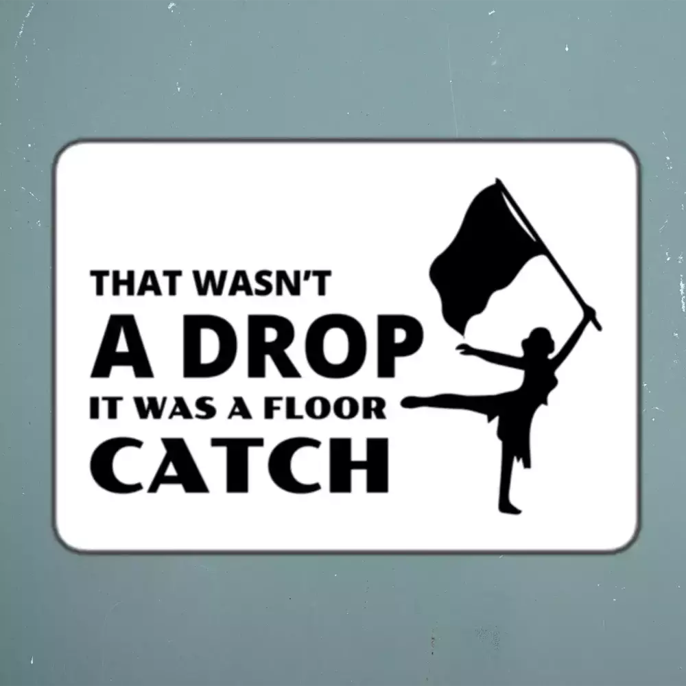 Color guard Flag Corps Sticker