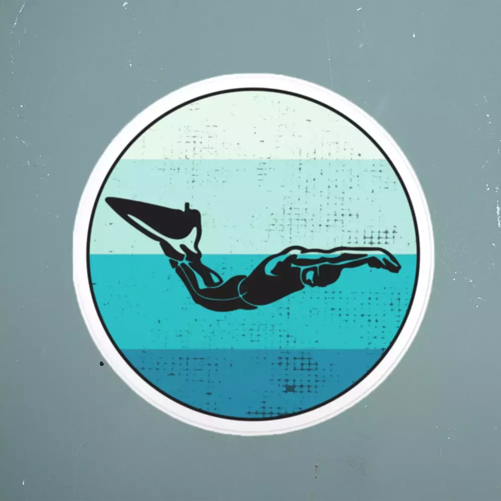 Finswimming Swim Mom Sticker