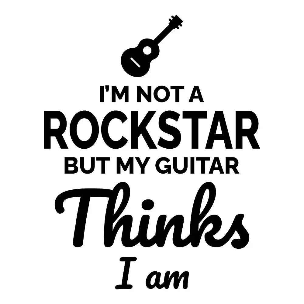 Guitar Guitarist funny Sticker