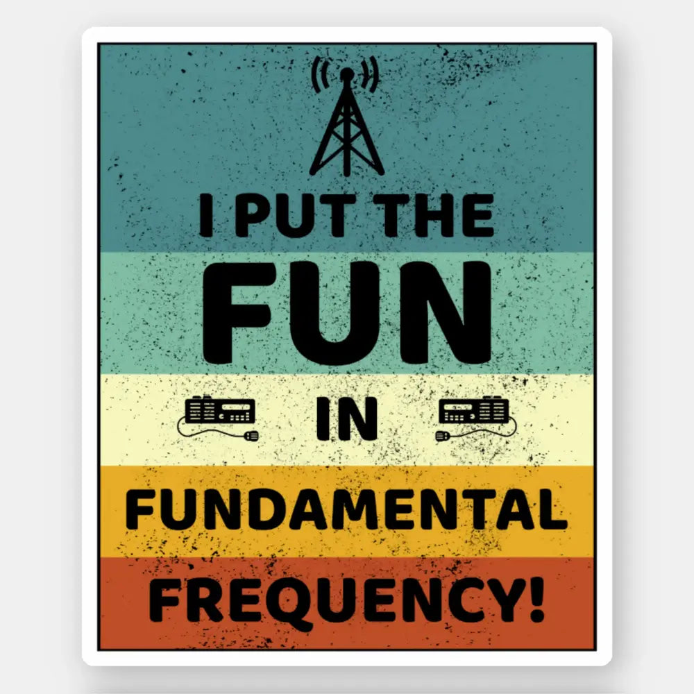 Ham Radio Operator Sticker