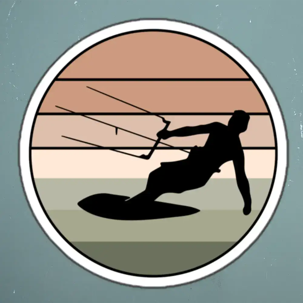 Kitesurfing Water Sports Sticker