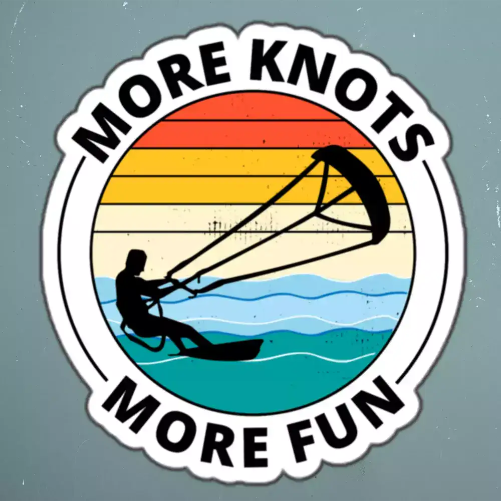 Kitesurfing Water Sports Sticker