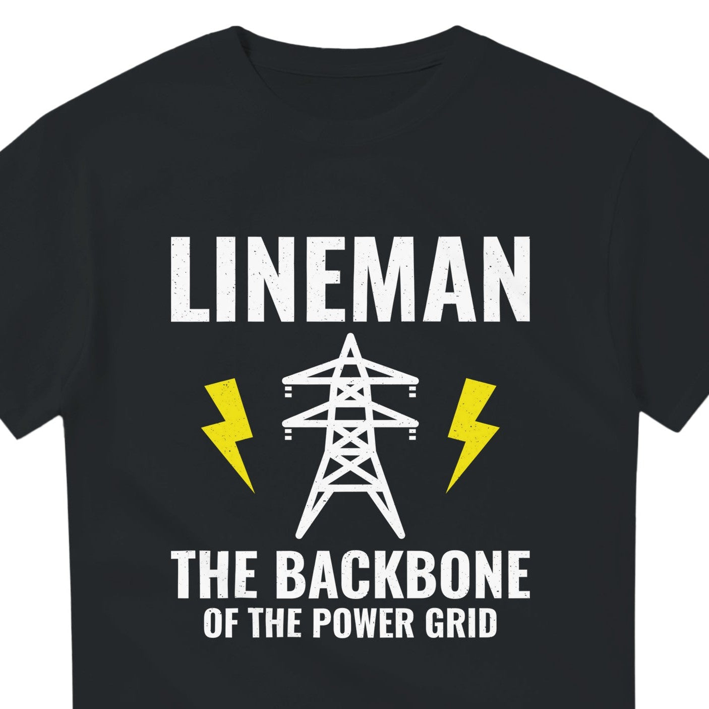 Lineman T-Shirt | Backbone of the Power Grid