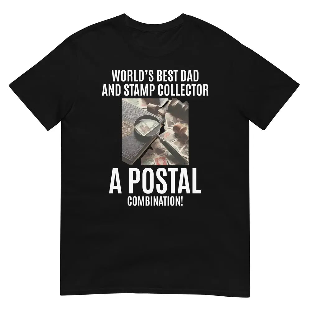 Vintage Postage Stamp Collector Dad Philatelist T-Shirt