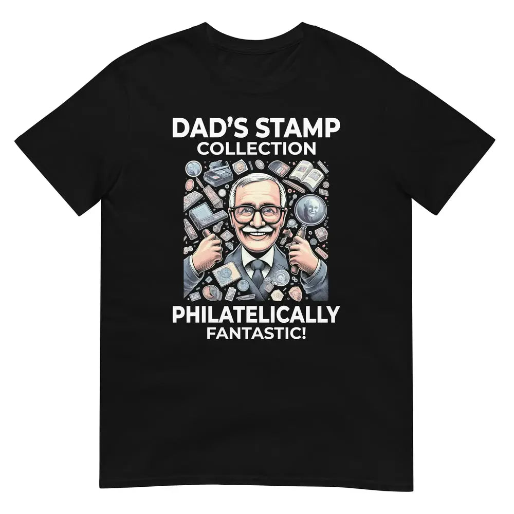 Vintage Postage Stamp Collector Dad Philatelist T-Shirt