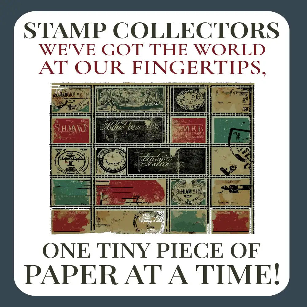 Stamp Collector Sticker