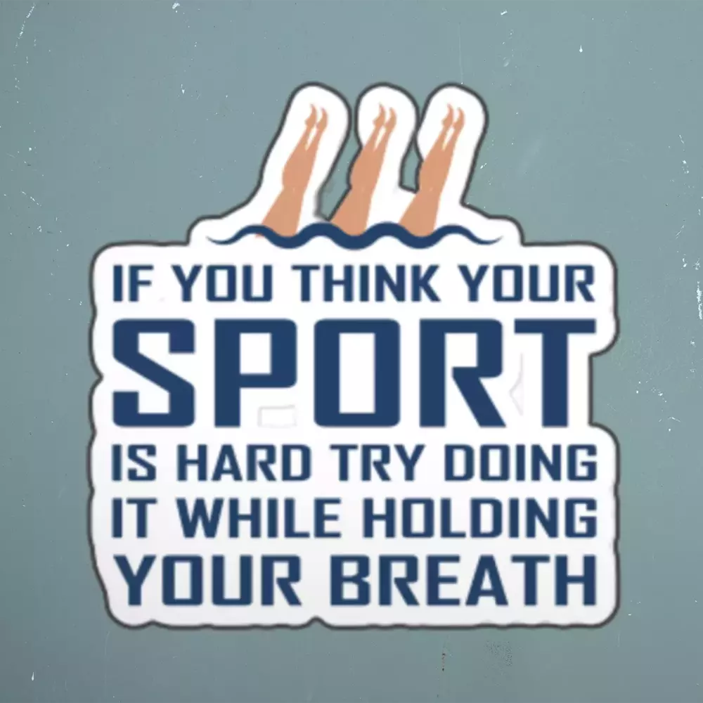 Synchronized Swimming Swim Mom Sticker