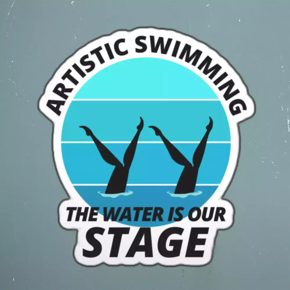 Synchronized Swimming Swim Mom Sticker