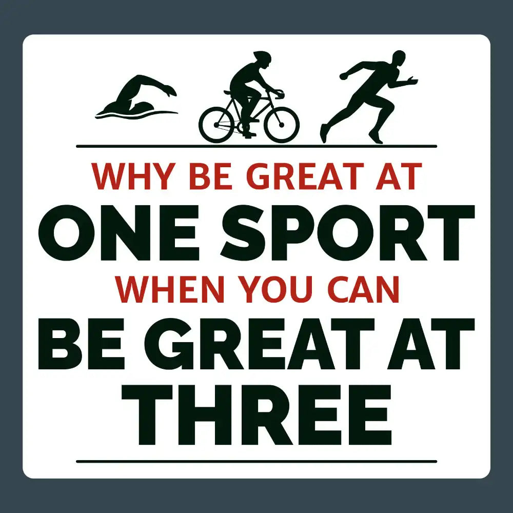 Funny Triathlon Sticker