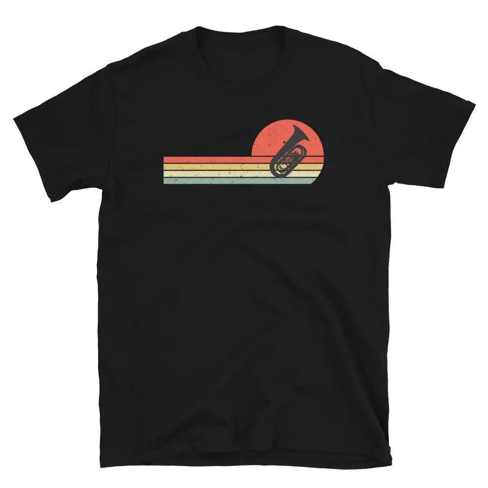 Tuba Retro T-Shirt - Vintage Vibes for Tuba Players