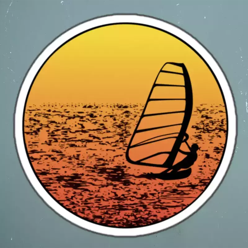 Windsurfing Water Sports Sticker