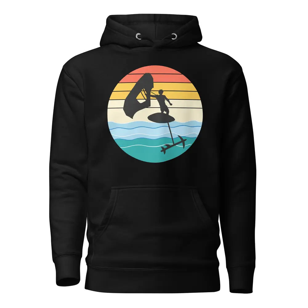 Wing foiling water sports funny hoodie