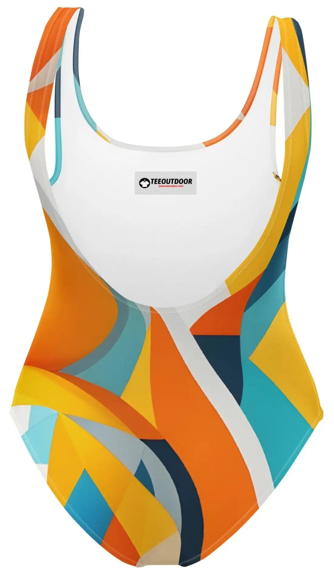 Mango Mirage, Abstract mango pattern, One-Piece Swimsuit