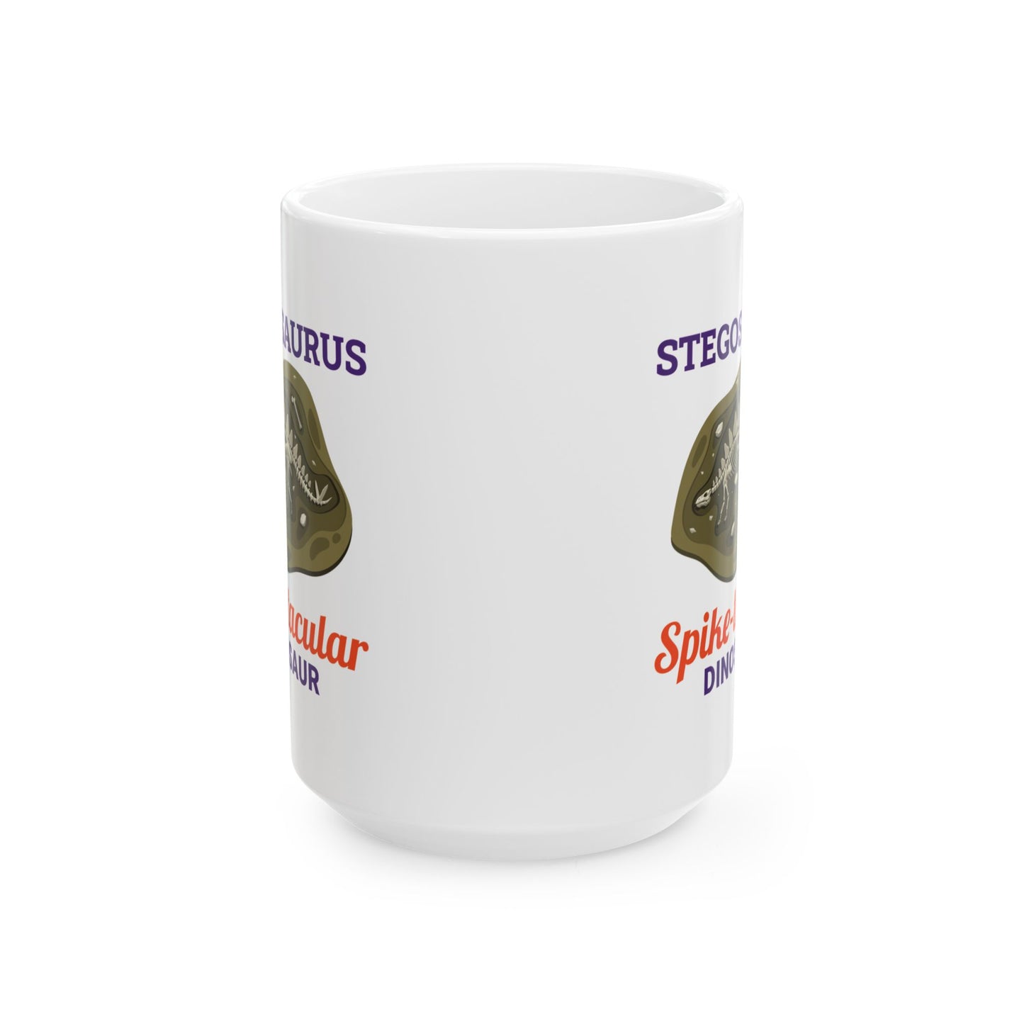 Stegosaurus Dinosaur Fossil Mug - Spike-tacular Design
