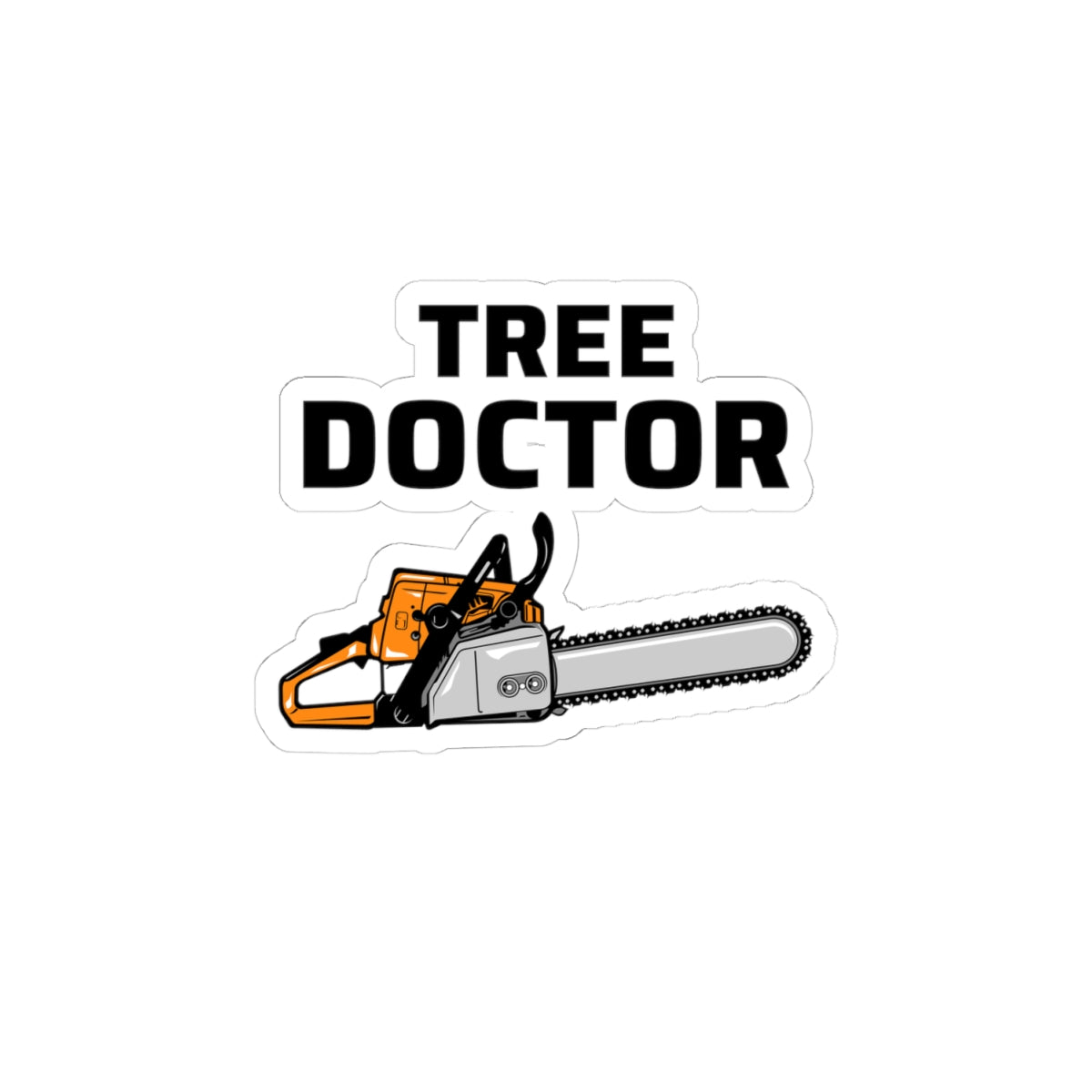 Tree Doctor Vinyl Sticker for Arborists & Tree Care Professionals