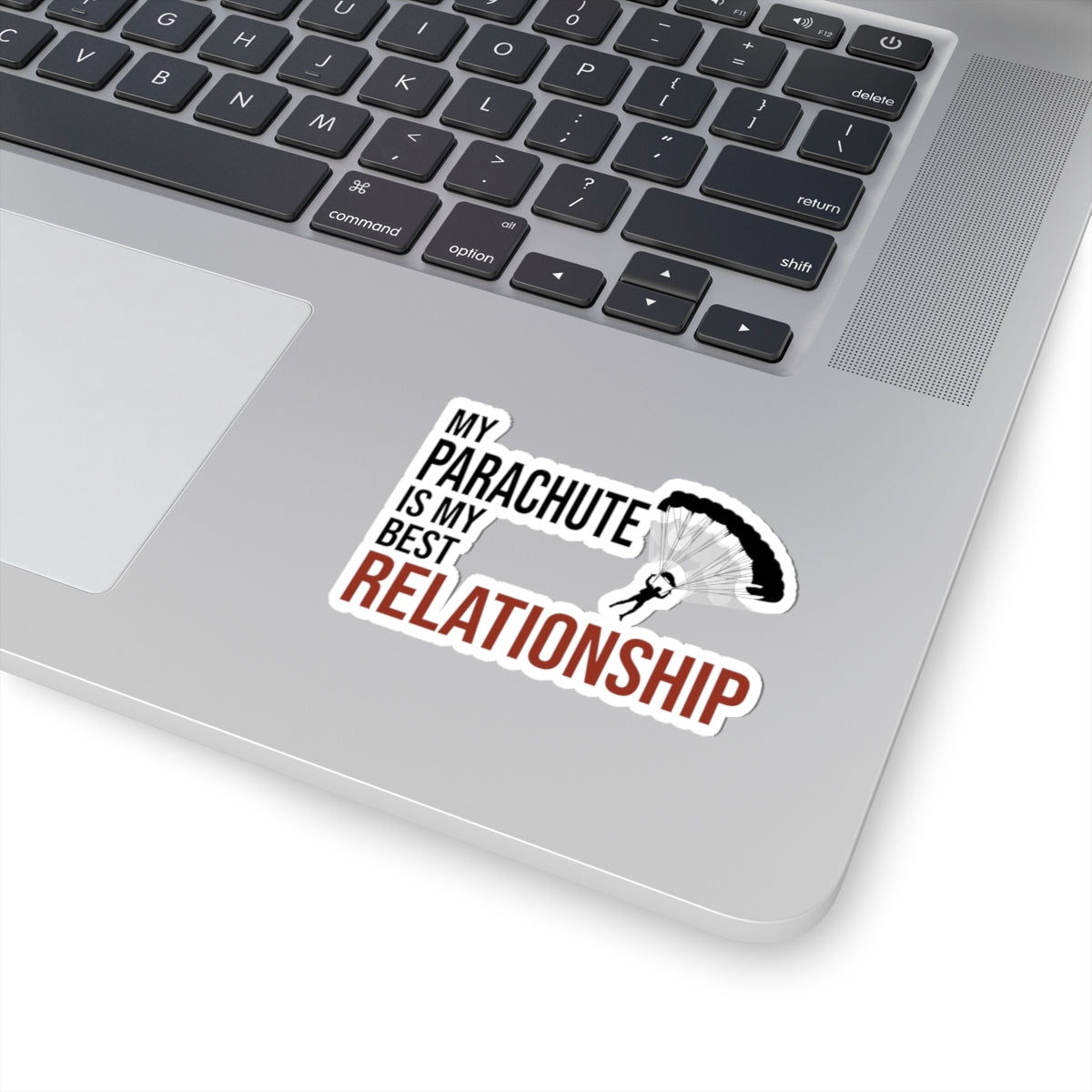 Base Jumping Sticker for Car Laptop – Sarcastic Gear Decal for Extreme Athletes Skydivers Adrenaline Junkies
